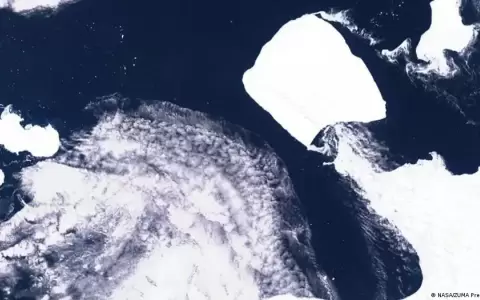 El iceberg m�s grande del mundo se dirige a mar abierto