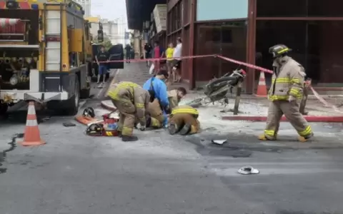 Choque fatal entre una camioneta y una moto en el centro de Asunci�n
