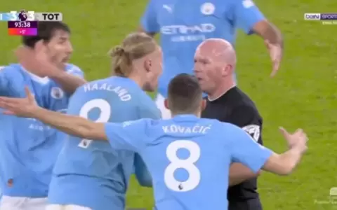 El grosero error arbitral en el Manchester City vs. Tottenham