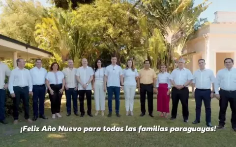 Mensaje de a�o nuevo de Santiago Pe�a: compromiso con la seguridad, educaci�n y desarrollo