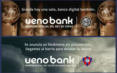 Ueno es nuevo sponsor de Olimpia y Cerro Porte�o