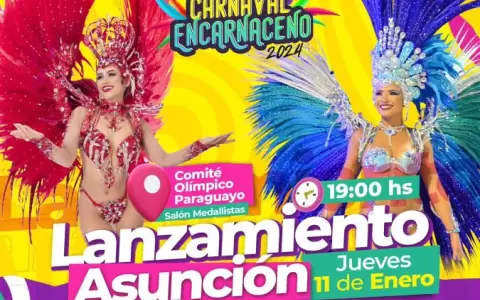 Carnaval encarnaceno 2024: ma�ana se presenta oficialmente la mayor fiesta carnavalesca del pa�s