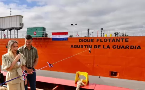 Villeta: Pe�a destaca emprendedurismo durante inauguraci�n de Dique Flotante