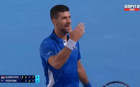 ��Decime en la cara!�: Djokovic desafi� a un hincha en pleno partido