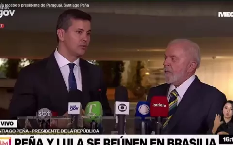 Pe�a y Lula dan inicio oficial a renegociaci�n del Anexo C de Itaip�