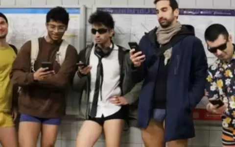 Sin pantalones: un d�a diferente en el metro de Londres