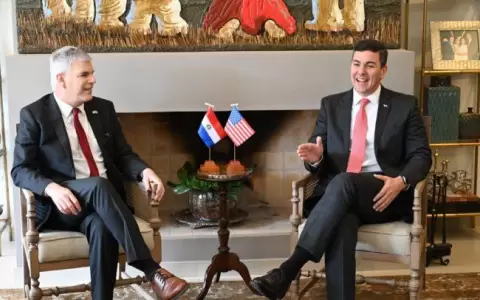 Pe�a recibi� a embajador de EE. UU. en Mburuvicha R�ga
