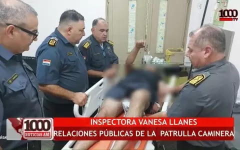 Un conductor embisti� a inspector de la Caminera y se dio a la fuga