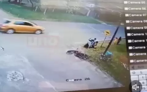 Una mujer fue atacada y robada por un motochorro que despu�s fue reducido por vecinos
