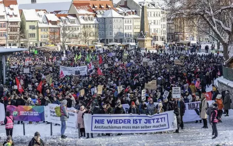 Alemania se moviliza contra la ultraderecha