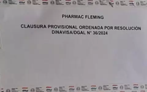 Clausuran farmacia por supuesta venta de la vacuna contra el dengue, sin registro sanitario