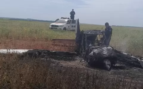 Registran ca�da de avioneta en Canindey�
