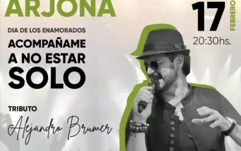 Tributo a Ricardo Arjona: "Acomp��ame a no estar solo"