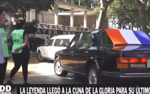 Osvaldo Dom�nguez ya est� en su casa, Para Uno lo despide