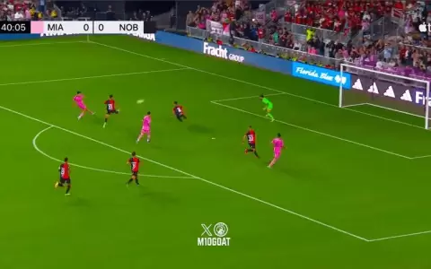 El gol que se perdi� Diego G�mez tras la habilitaci�n de Lionel Messi