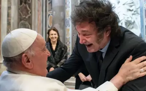 Papa Francisco y Milei se ven por primera vez en el Vaticano