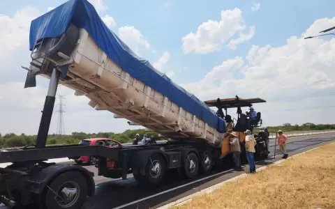Retiran equipos de la zona de obras del Puente H�roes del Chaco y solo quedan detalles finales