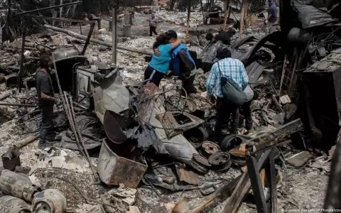 Devastadores incendios dejan 112 fallecidos en Chile
