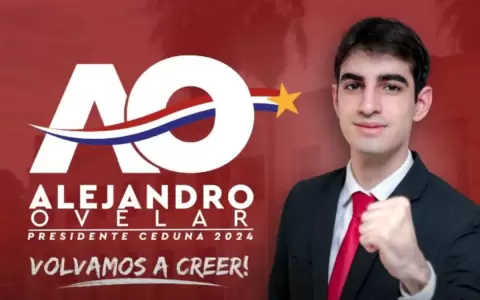 El "nepobaby" Alejandro Ovelar busca ganar la presidencia del Centro de Estudiantes Derecho UNA