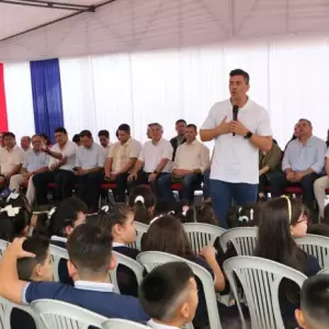 Peña encabezó el inicio de clases: "Es un día para renovar sueños, compromisos y hambre de ir por más"