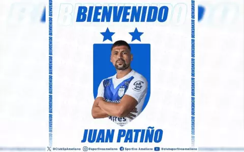 Sportivo Ameliano oficializa el arribo de Juan Pati�o