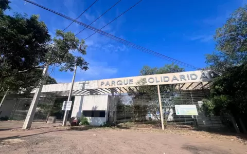 Realizan limpieza del abandonado Parque de la Solidaridad, aunque no est� habilitado