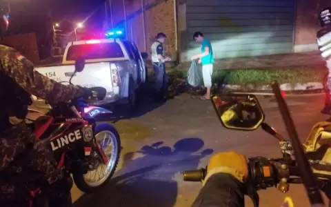 Control preventivo de personas y veh�culos en San Lorenzo