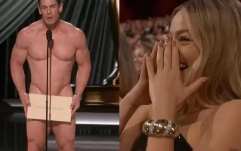 John Cena protagoniz� el momento m�s divertido de los Oscar: as� irrumpi� desnudo en el escenario
