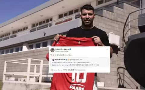 El apoyo de Kun Ag�ero para Gabriel �valos