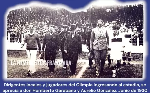 Olimpia y su primera gira internacional