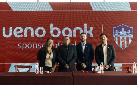F�tbol de intermedia: ueno bank y Encarnaci�n F�tbol Club se unen en alianza estrat�gica