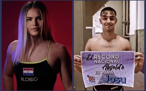 Luana Alonso y Maximiliano Ben�tez imponen r�cords