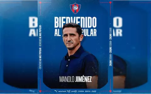 Cerro Porte�o anuncia la llegada de Manolo Jim�nez