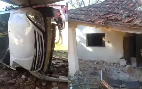 Joven en estado de ebriedad choc� contra una comisar�a causando destrozos