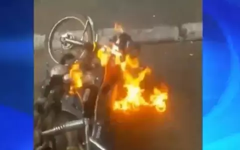 "Celebro el actuar del personal", dijo el director de PMT sobre el hombre que incendi� su moto