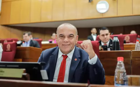 Basilio "Bachi" N��ez, presidente del Congreso Nacional.