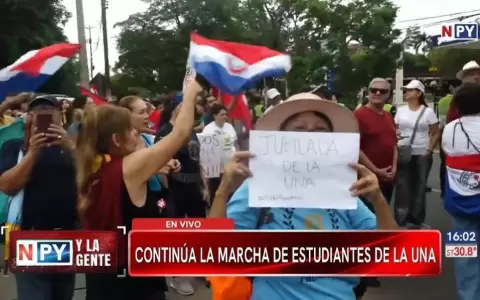 Ley "Hambre Cero": jubilados se unen a estudiantes y marchan sobre Mariscal L�pez