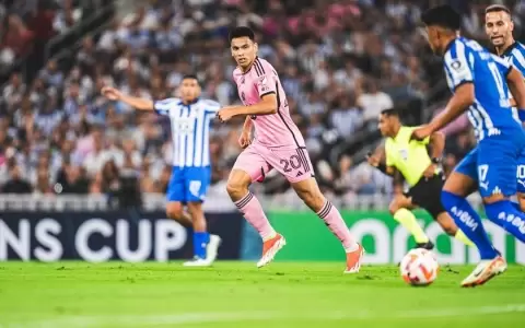 Gol de Diego G�mez con asistencia de Lionel Messi