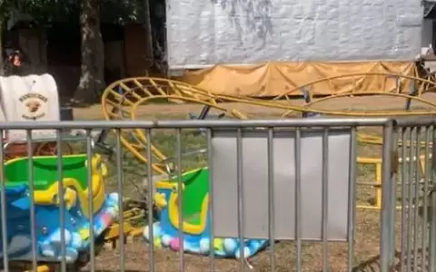 Ni�o de 7 a�os est� en terapia intensiva tras desprenderse un juego en parque de diversiones