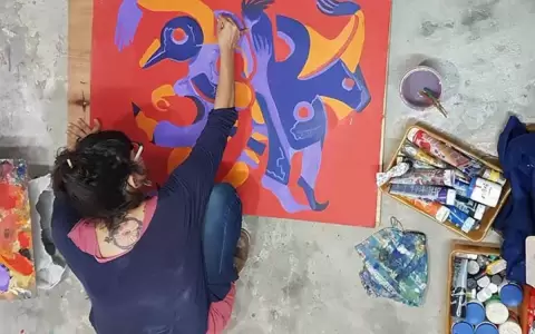Taller de artes visuales y producci�n de obra con Fernando Amengual