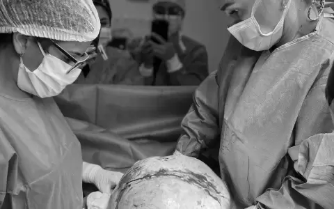 Una joven acudi� a IPS por crecimiento abdominal y descubren tumor de 9 kilos