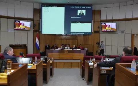 Sesi�n ordinaria: senadores debaten ahora desafuero de Abdo Ben�tez