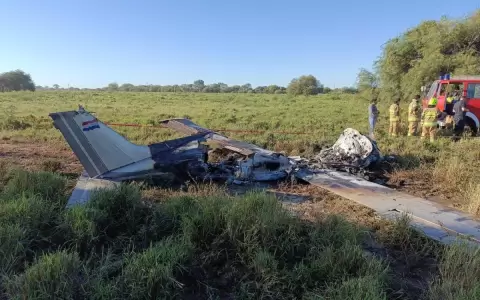 Accidente a�reo en Loma Plata deja dos fallecidos