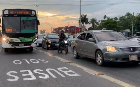 Intensifican controles en Ruta Transchaco para que se cumpla el carril �nico