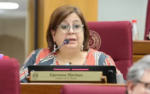 Esperanza Mart�nez, disconforme con el proyecto.