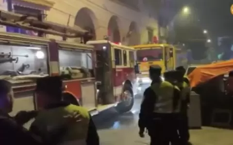 Reportan incendio en sede de Caja de Jubilaciones Municipales