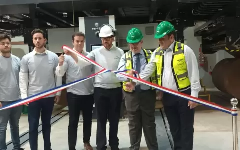 Envaco inaugur� corrugadora con la cual triplicar� su productividad
