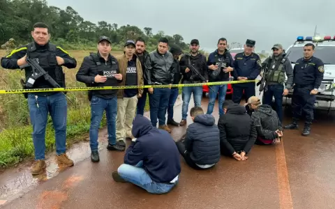 Operativo policial en Alto Paran� termin� con un fallecido y cinco detenidos tras enfrentamiento