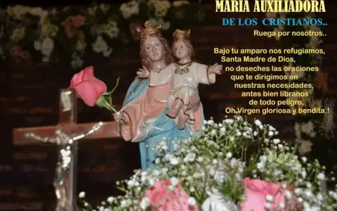 Cat�licos celebran hoy la devoci�n a Mar�a Auxiliadora
