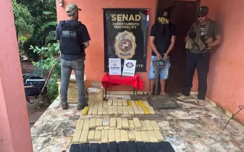 CDE: allanan vivienda e incautan 65 kilos de marihuana, una persona detenida